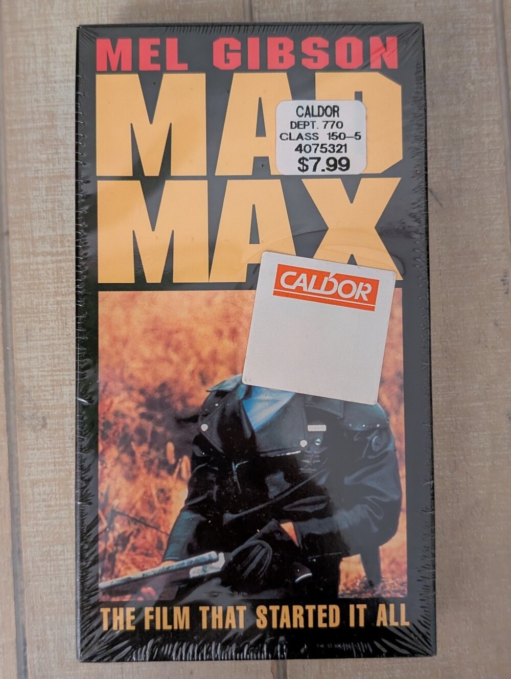 NOS! NIP! 1993 Mad Max VHS Tape